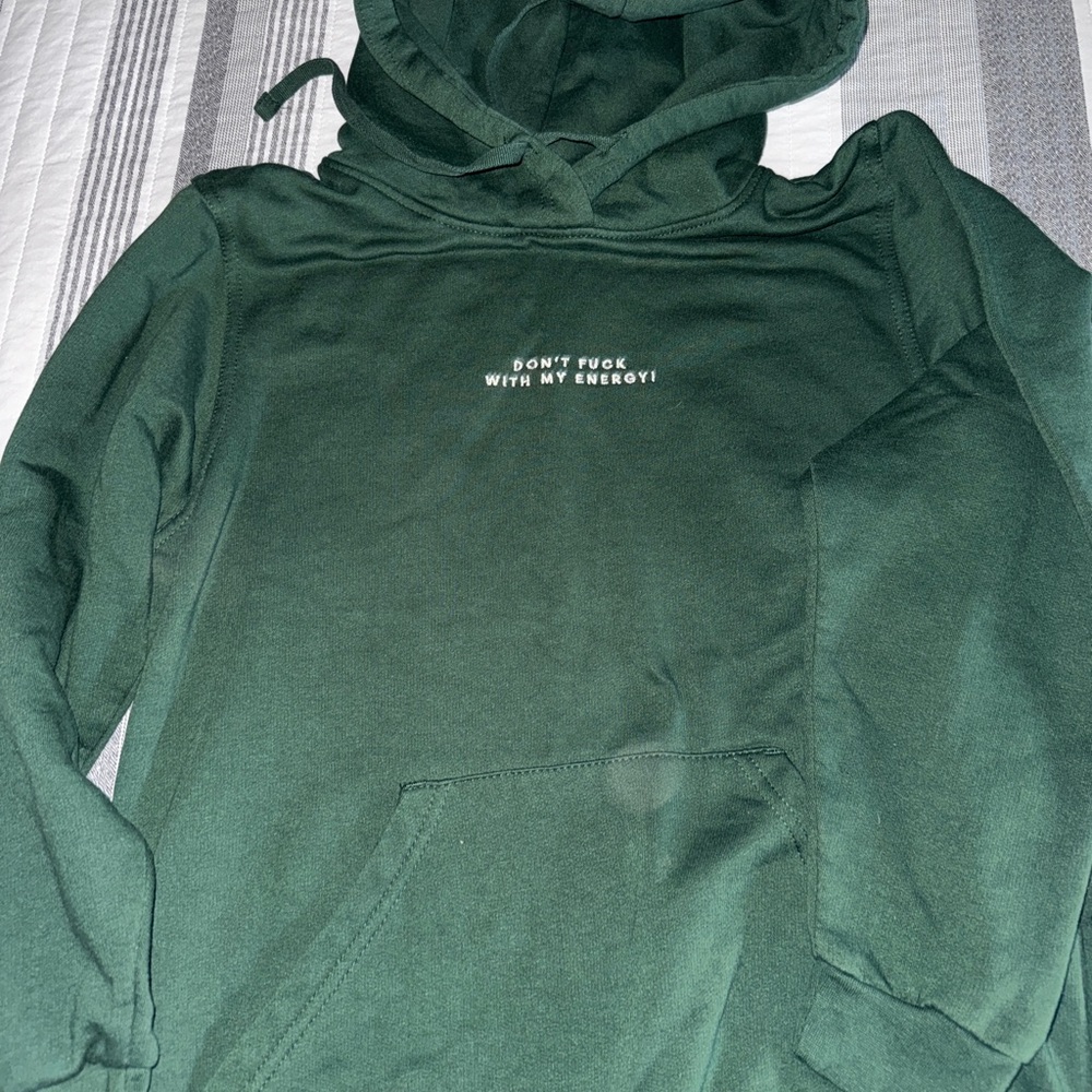 Green Hoodie Sweatshirt
